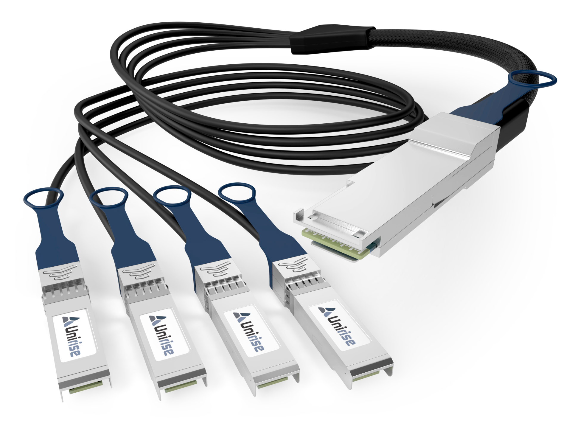 40G QSFP+ to 4 SFP+ Active Breakout Copper Cable UNC Group