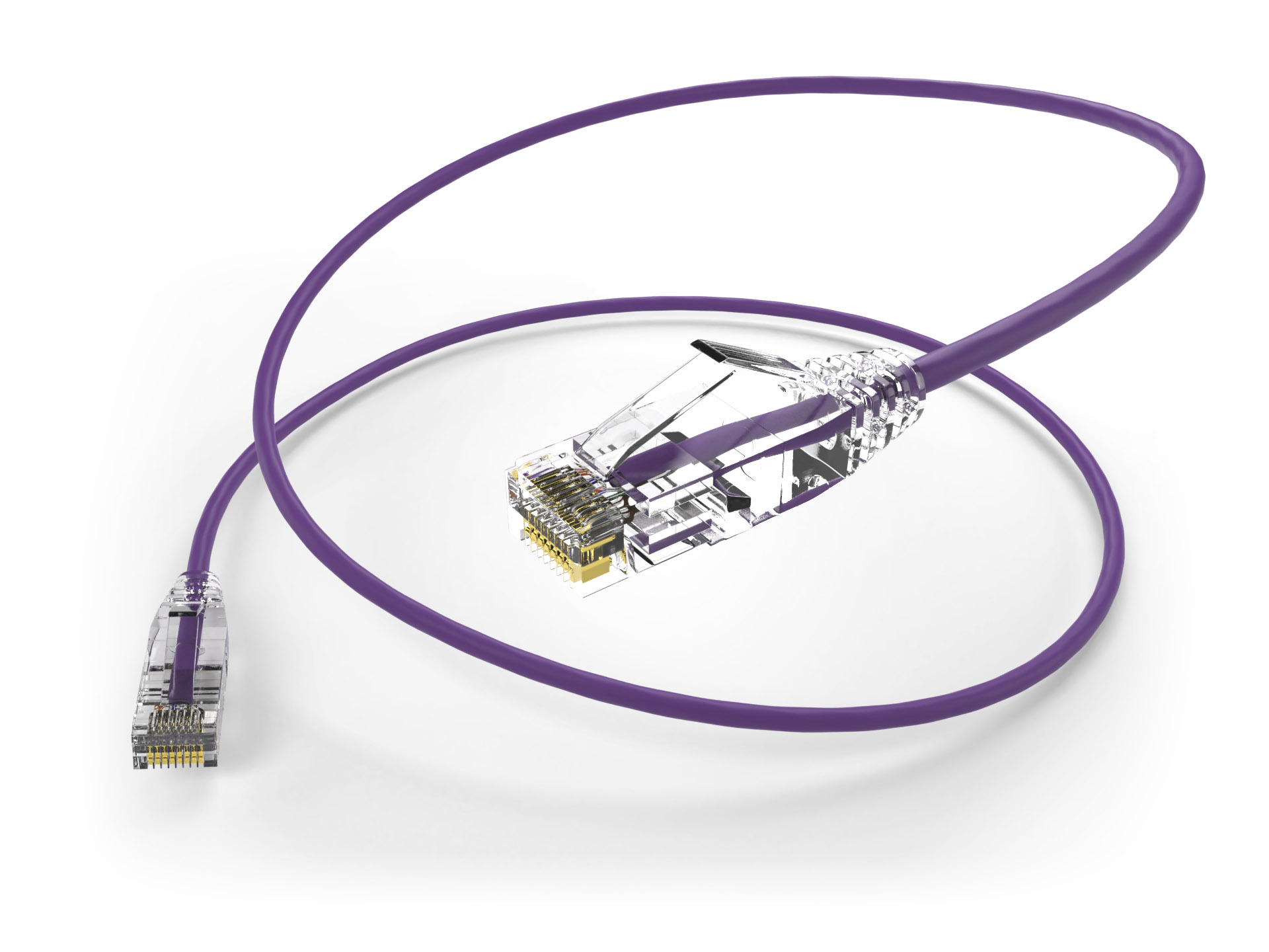 ClearFit™ Cat6 & Cat6A 28awg Slim