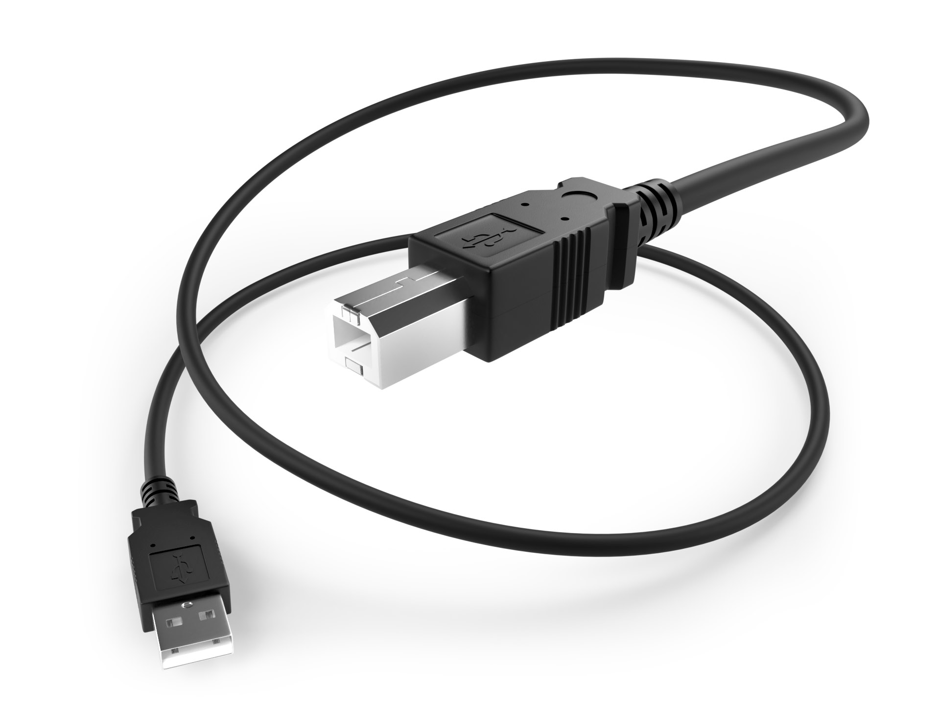 image of a USB A to B cable