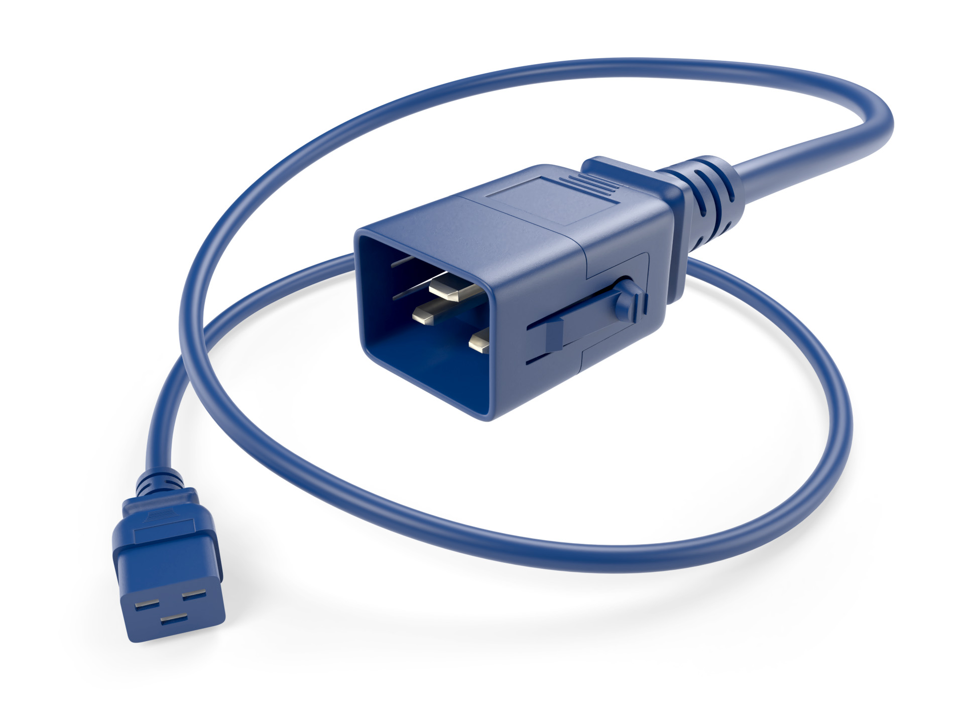 C19 to C20 Blue P-Lock power cord